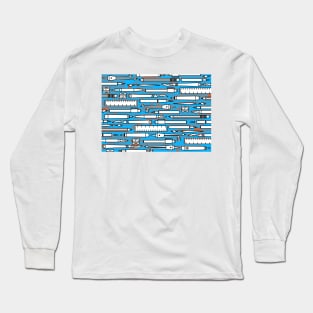 illustrator blue Long Sleeve T-Shirt